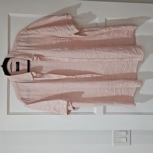 Nordstrom linen button down ss shirt